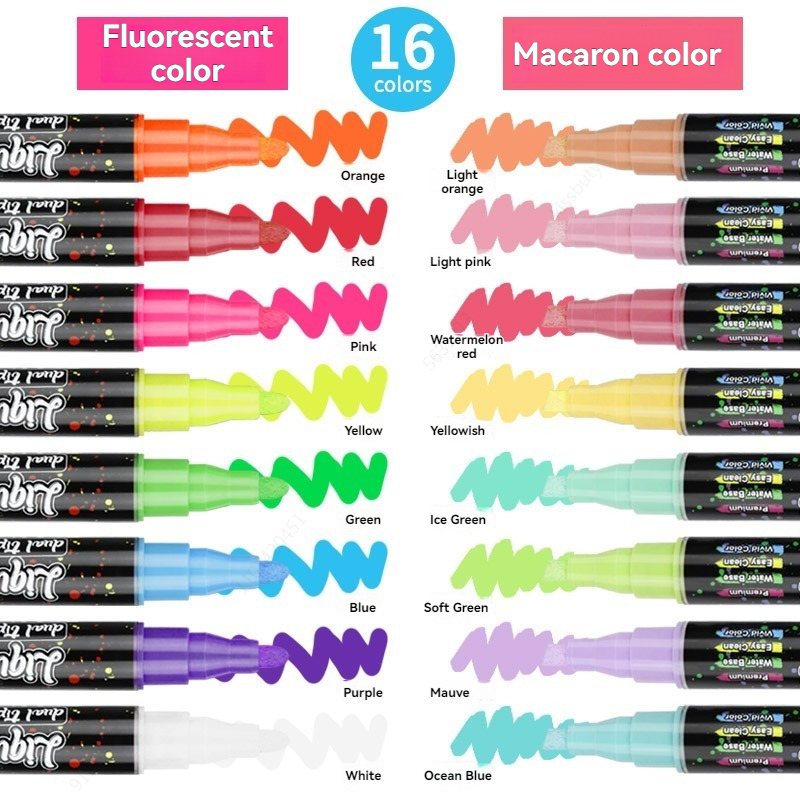 Copic Marker Sketch - 8/16 Colors Dual Tip Erasable Liquid