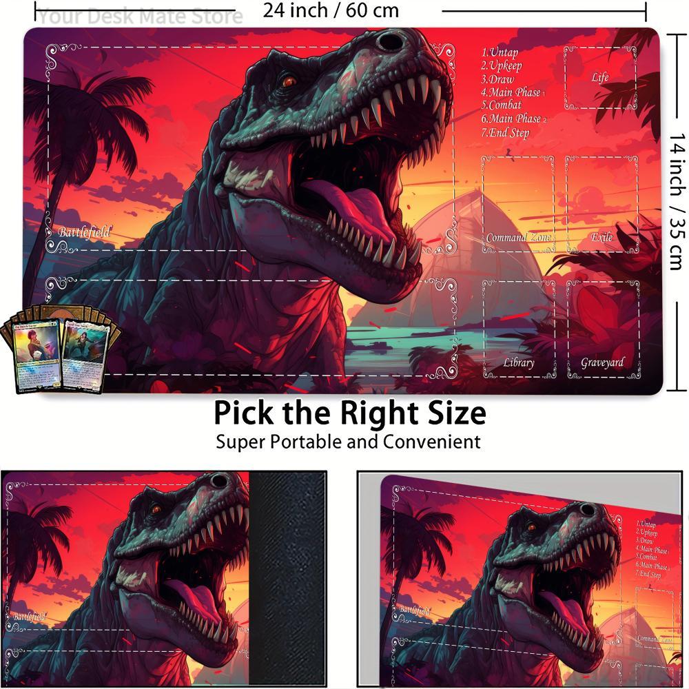 Neon Aesthetic Dinosaur Theme  - Door Mat Blank ulasan dan harga