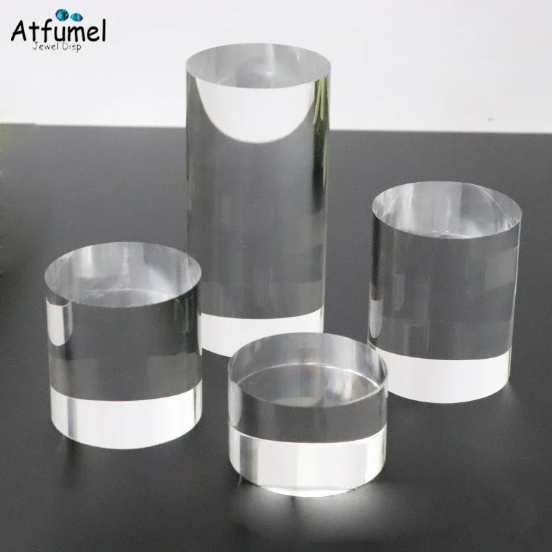 Acrylic Cylinder Ring Jewelry  - Photo Acrylic Block ulasan dan harga