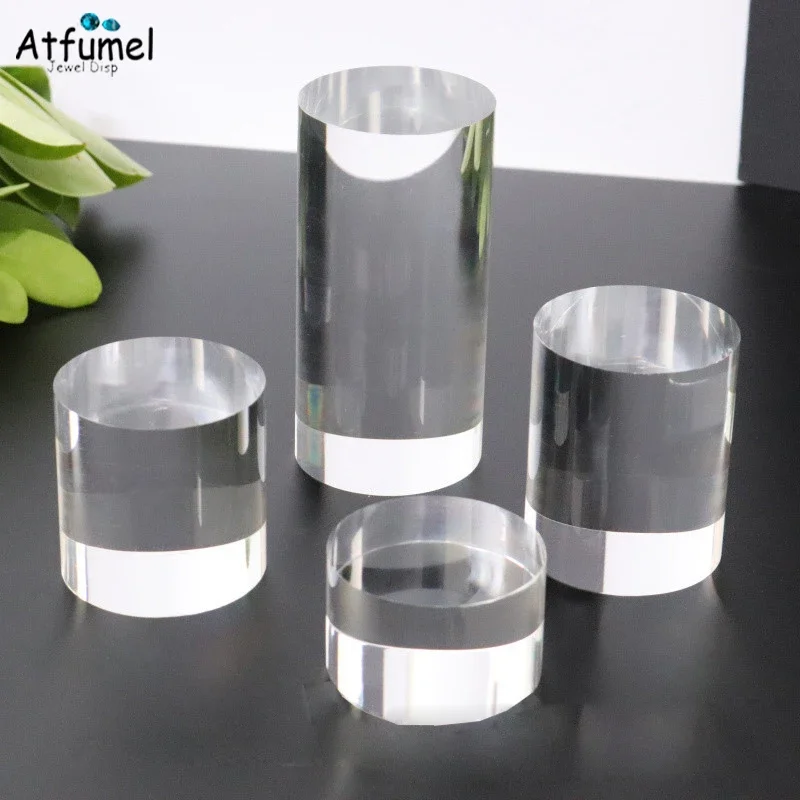 Acrylic Cylinder Ring Jewelry  - Photo Acrylic Block ulasan dan harga