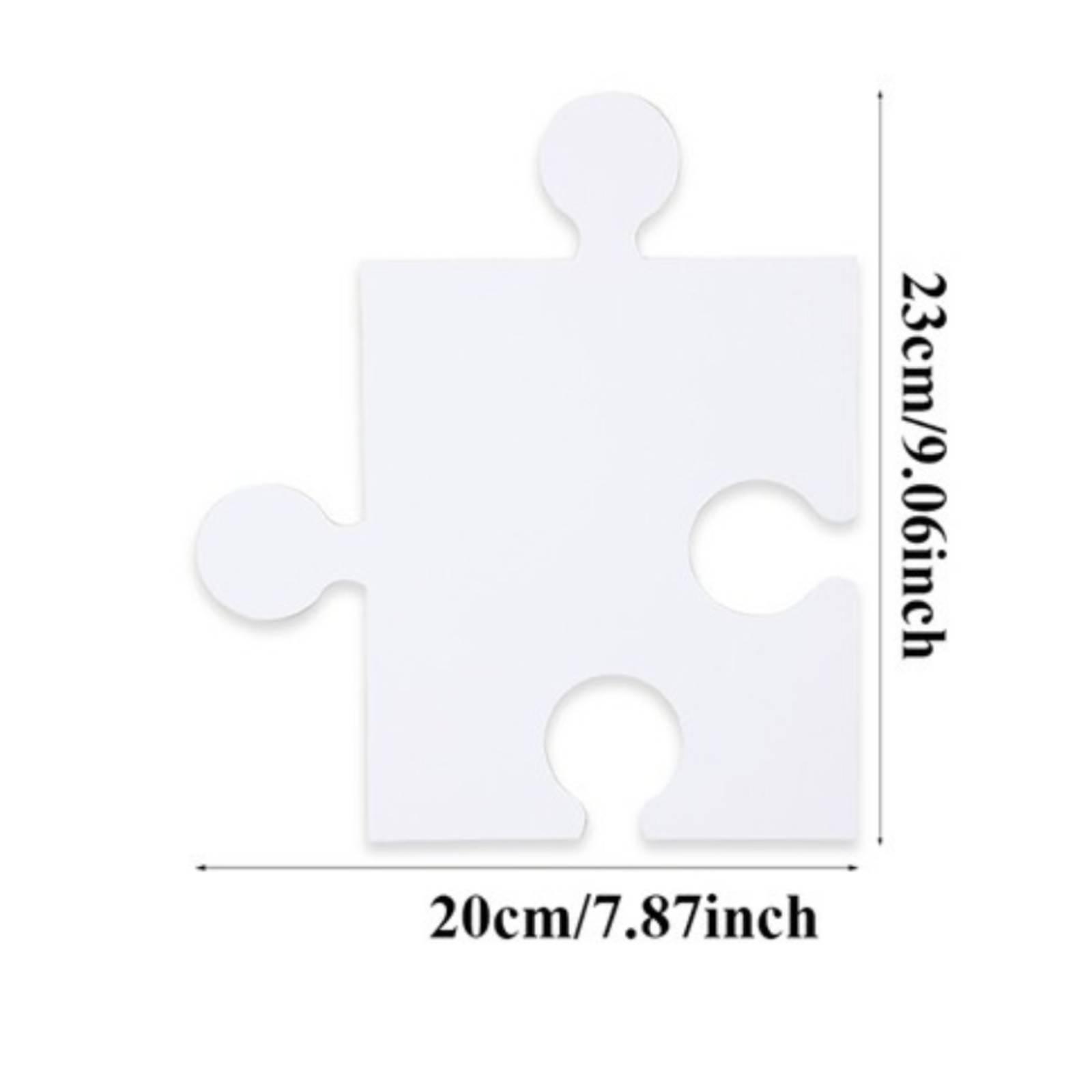 White Cardboard Puzzle Set Bla - Puzzle Blank White ulasan dan harga