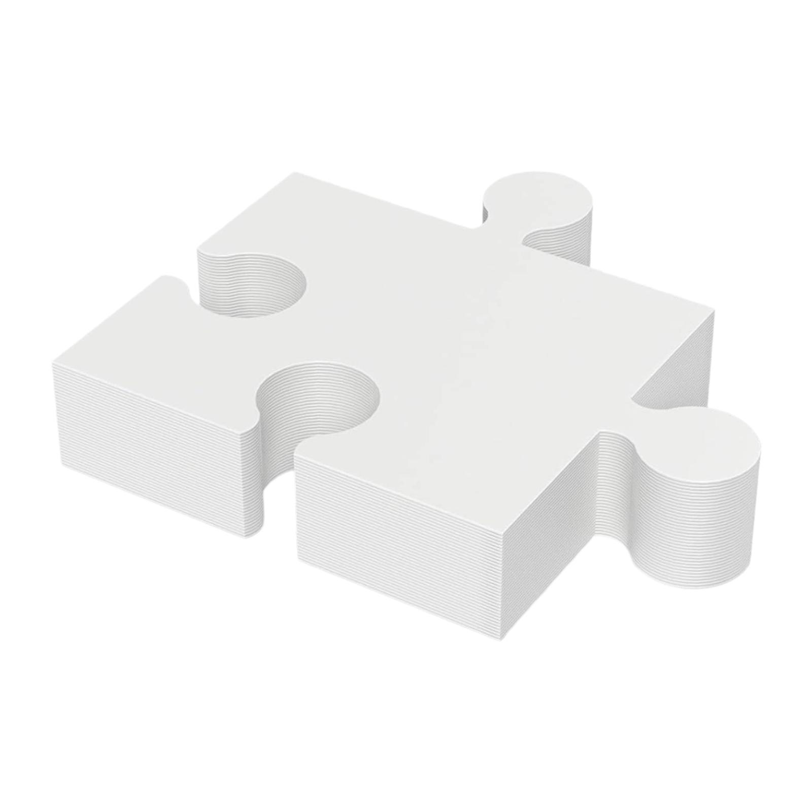 30Pcs Puzzle Pieces Painting D - Puzzle Blank White ulasan dan harga